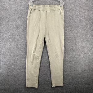Neon Buddha Pants Womens S Green Pull On Tapered Jogger Sweatpant Ladies Comfort